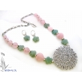 Set cuart roz si aventurin 046